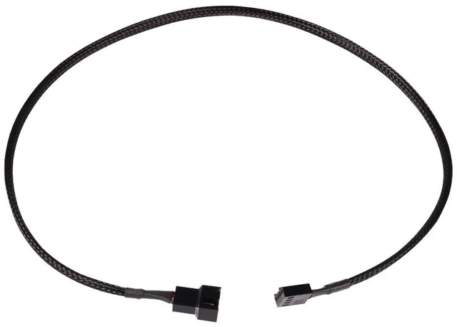 Main image of Alphacool Fan Cable 4-Pin to 4-Pin Extension - 60cm - Black (18675)