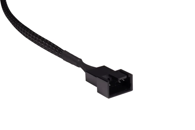 Alt view image 2 of 3 - Alphacool Y-Splitter 4-Pin to 2x 4-Pin PWM Cable - 15cm - Black (18676)