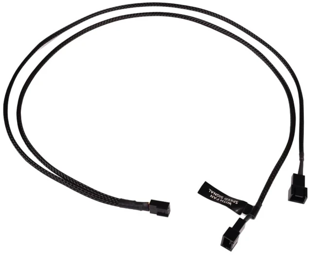 Main image of Alphacool Y-Splitter 3-Pin to 2x 3-Pin Cable - 60cm (18690)