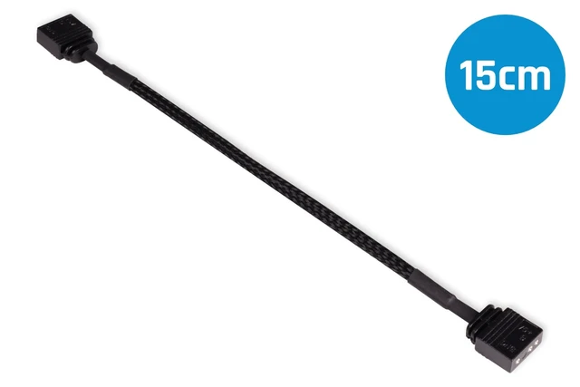 Main image of Alphacool Extension aRGB 3-Pin to 3-Pin Cable - 15cm (18701)