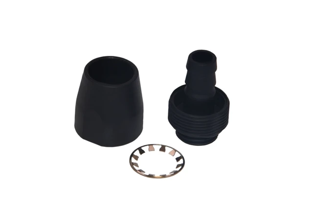 Alt view image 4 of 5 - Alphacool HF Compression Fitting TPV - 12.7/7.6mm Straight - Black, G1/4, Nylon (17637)