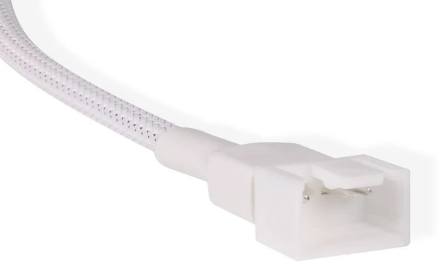 Main image of Alphacool Y-Splitter 4-Pin to 2x 4-Pin PWM Cable - 15cm - White (18722)