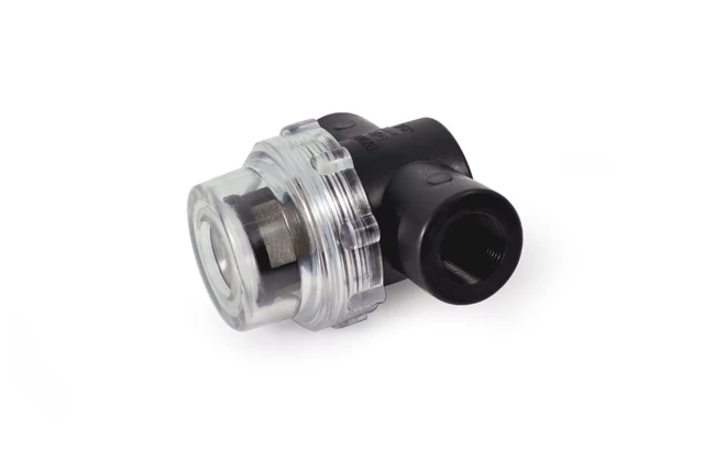 Alt view image 3 of 6 - Alphacool ES Inline Particle Filter 2x G1/4" IG Fitting, Acetal, Black (13888)