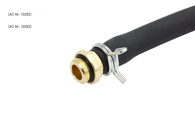 Alt view image 3 of 6 - Alphacool ES G1/4 Barbed Fitting (short) for 12.7/7.6mm, Brass (14643)