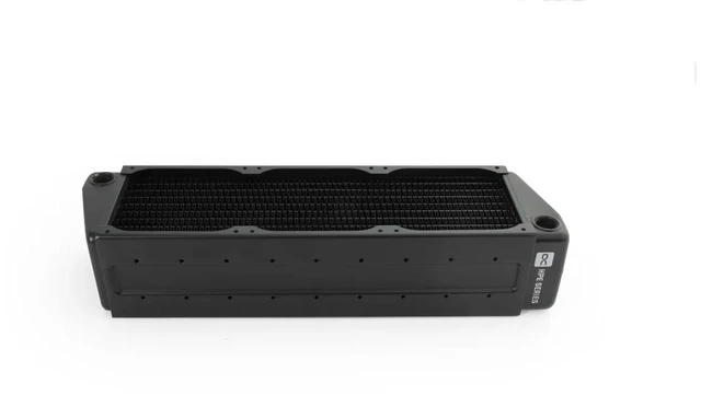 Alt view image 2 of 11 - Alphacool ES HPE-60 Full Copper X-Flow 80mm Triple Radiator 5 Bar, G1/4, 60mm, Black (10234)