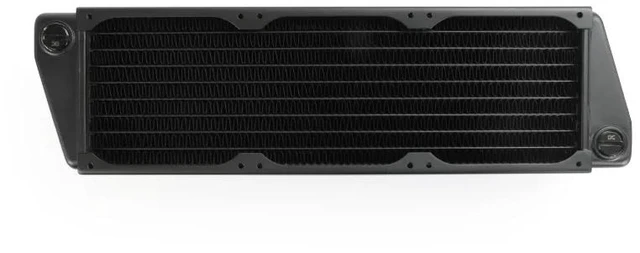 Alt view image 4 of 11 - Alphacool ES HPE-60 Full Copper X-Flow 80mm Triple Radiator 5 Bar, G1/4, 60mm, Black (10234)