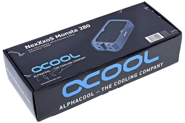 Alt view image 7 of 7 - Alphacool NexXxoS Monsta 280mm Radiator (14190)