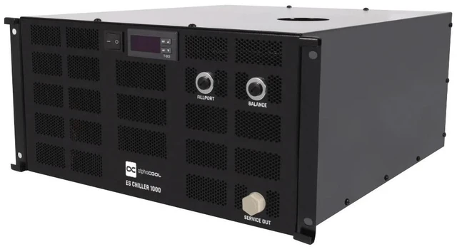 Main image of Alphacool ES Chiller 1000 ServerRack 5HE 110-120V / 60hz, 4L, Black (5100103)