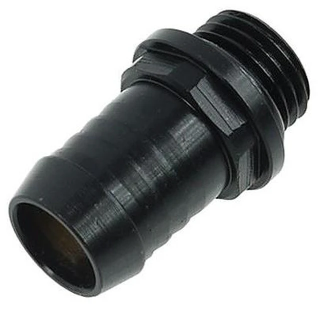 Main image of Alphacool G1/4 1/2" (13mm) Barbed Fitting with O-Ring "FatBoy" - Deep Black (17090)