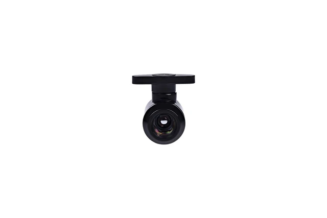 Alt view image 4 of 5 - Alphacool G1/4 Eiszapfen 2-Way Ball Valve Fitting - Deep Black (17142)