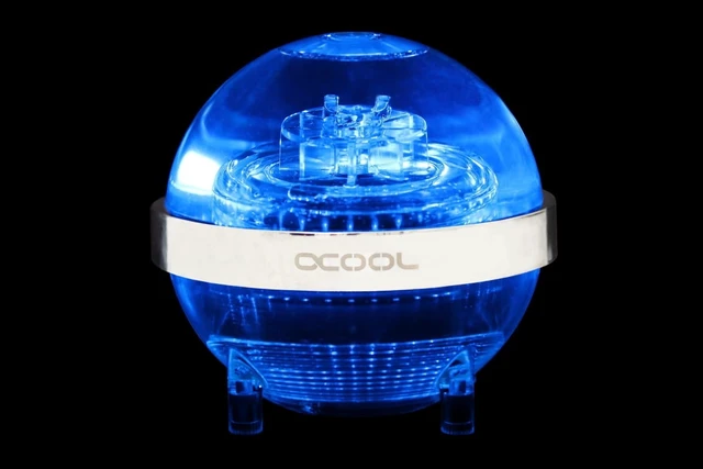 Alt view image 7 of 7 - Alphacool Eisball Addressable RGB - Acryl with D5 VPP655 PWM Reservoir, G1/4 (13795)