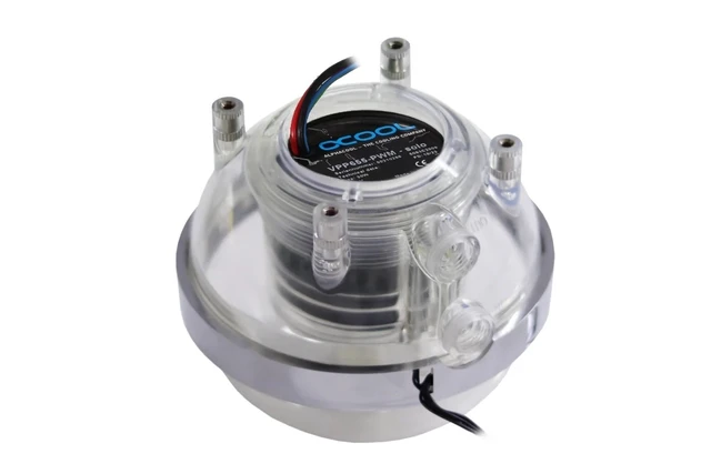 Alt view image 6 of 7 - Alphacool Eisball Addressable RGB - Acryl with D5 VPP655 PWM Reservoir, G1/4 (13795)
