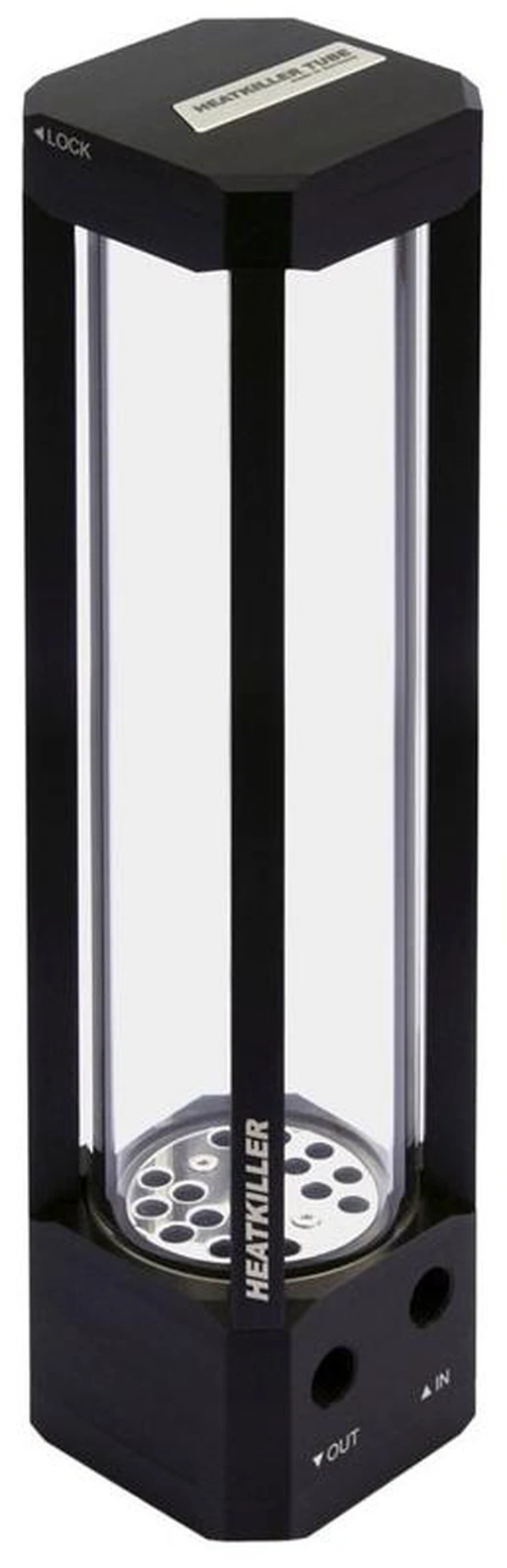 Main image of Watercool HEATKILLER® Tube 200 D5 - Clear Reservoir, G1/4, 200mm, Borosilicate Glass (30205)