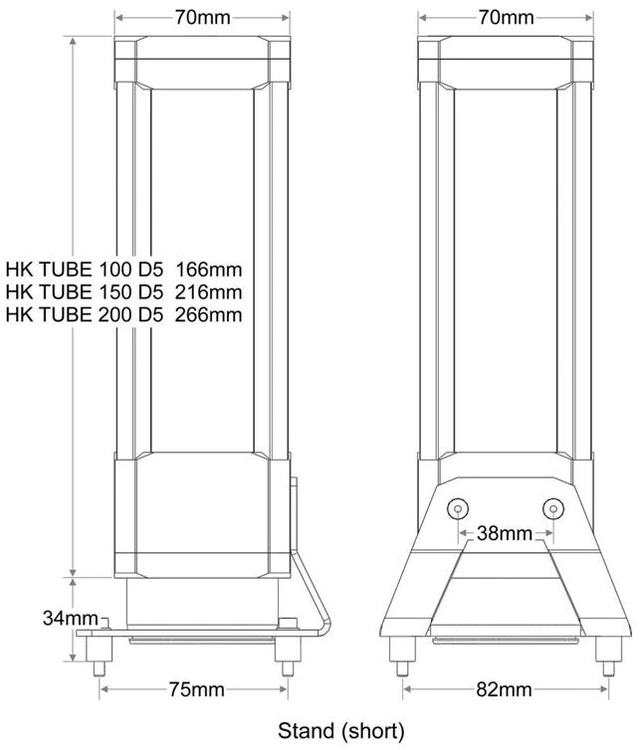 Alt view image 5 of 8 - Watercool HEATKILLER® Tube 200 D5 - Clear Reservoir, G1/4, 200mm, Borosilicate Glass (30205)