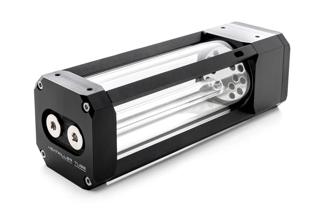 Alt view image 4 of 10 - Watercool HEATKILLER Tube 150 D5 MP Reservoir, G1/4, 150mm, Borosilicate Glass, Clear (30214)