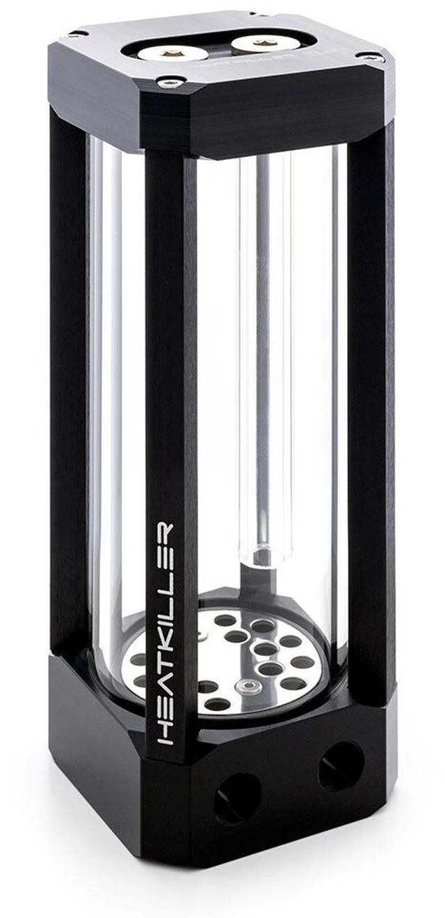 Main image of Watercool HEATKILLER Tube 150 MP - Clear Reservoir, G1/4, 100mm, Borosilicate Glass (30211)