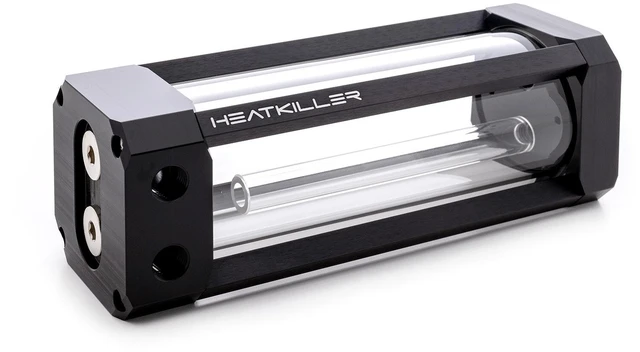 Alt view image 4 of 7 - Watercool HEATKILLER Tube 150 MP - Clear Reservoir, G1/4, 100mm, Borosilicate Glass (30211)