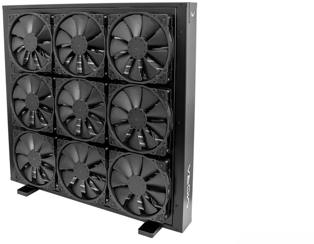 Alt view image 5 of 14 - Watercool MO-RA IV 600 - Black Radiator, 200mm, G1/4, 75mm, Copper (26600)