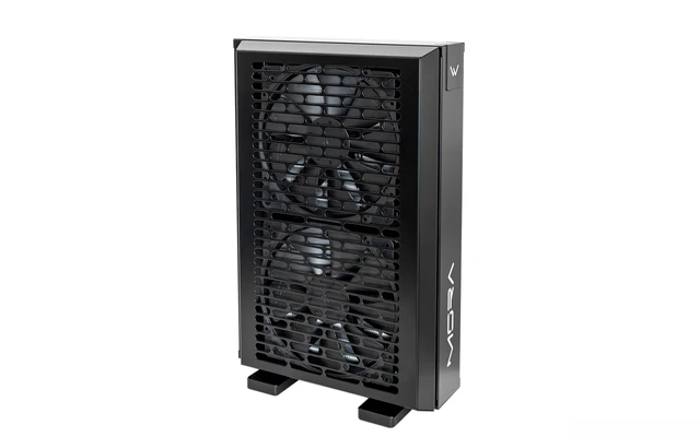 Alt view image 3 of 8 - Watercool MO-RA IV 200 Fan Grill - Black, Steel (26210)