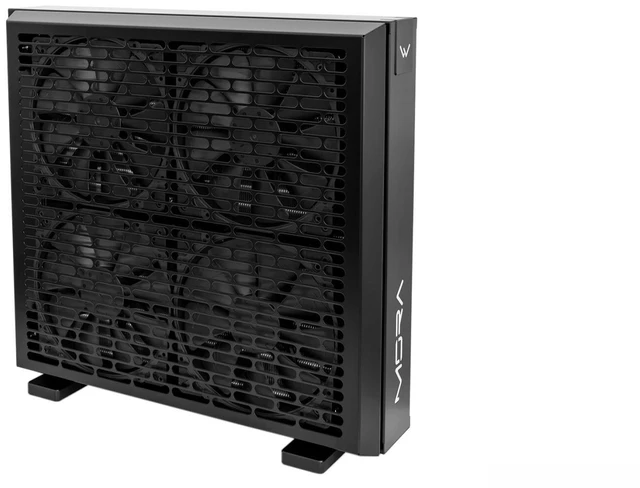 Alt view image 3 of 8 - Watercool MO-RA IV 400 Fan Grill - Black (26410)
