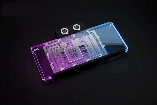 Alt view image 3 of 12 - Alphacool Core Geforce RTX 5080/5070 Ti Solid Core with Backplate (14845)