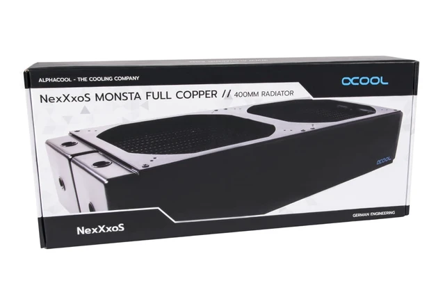 Alt view image 6 of 7 - Alphacool NexXxoS Monsta Full Copper 400mm Radiator, 200mm, G1/4, 80mm (14395)