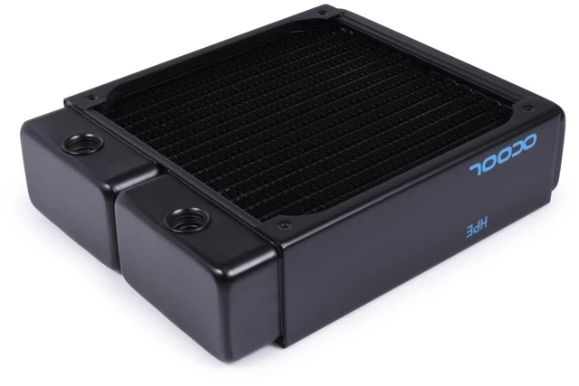 Main image of Alphacool 14474 NexXxoS Hpe-45 Full Copper 140mm Radiator, G1/4, 45mm, Black