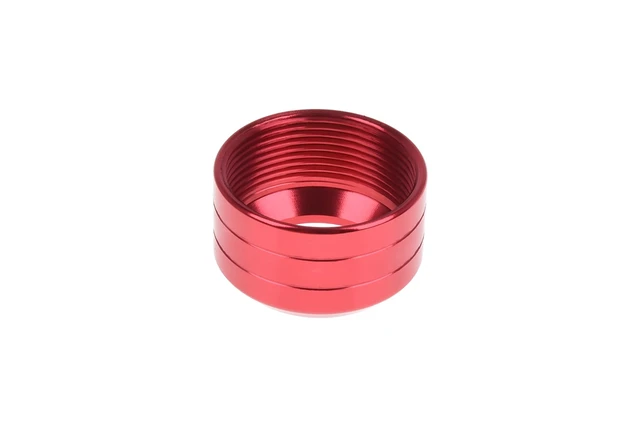 Alt view image 4 of 6 - Alphacool Eiszapfen 13mm HardTube Fitting Collar Modding Pack - 6 Pack - Red (17411)