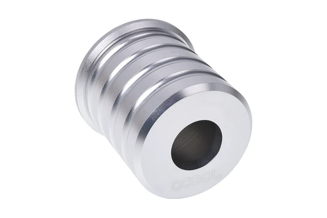 Main image of Alphacool Power Button Body - Chrome, Aluminum (17429)