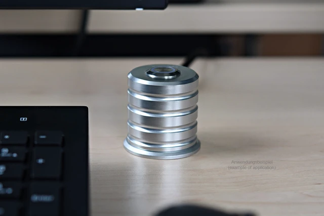 Alt view image 4 of 7 - Alphacool Power Button Body - Chrome, Aluminum (17429)