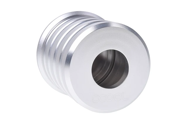 Alt view image 5 of 7 - Alphacool Power Button Body - Chrome, Aluminum (17429)