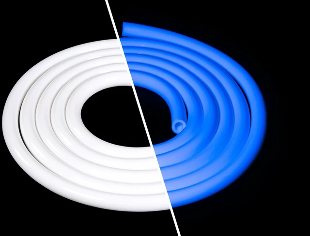 Alt view image 3 of 4 - Alphacool Alphatube HF Flexible Tubing 10mm ID, 16mm OD (3/8" ID, 5/8" OD), 3 Meters, UV White, 16/10mm, PVC (17531)