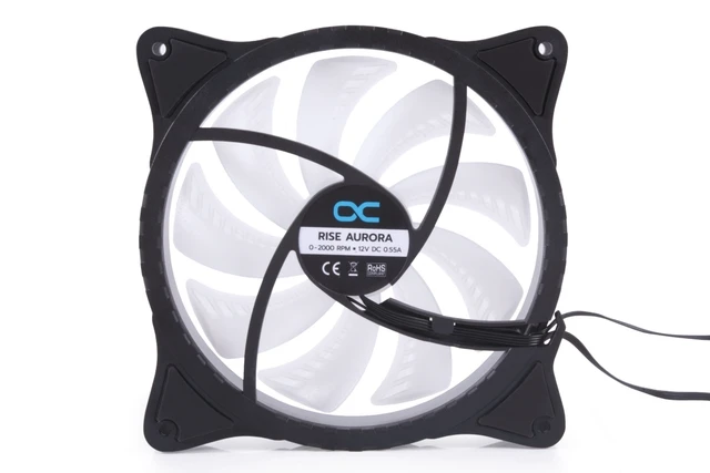 Alt view image 4 of 7 - Alphacool Rise Aurora 140mm Fan 140x140x25mm (24837)