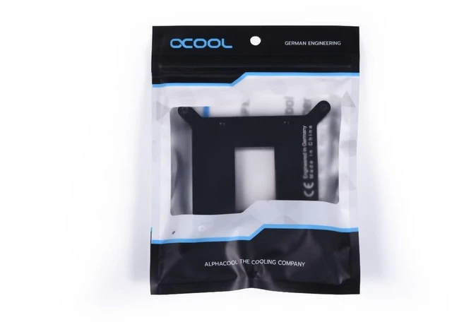 Alt view image 3 of 3 - Alphacool Apex Backplate XPX/Eisbaer LGA 1700 Metal Full Cover CPU Mounting Hardware, Aluminum, Black (13072)