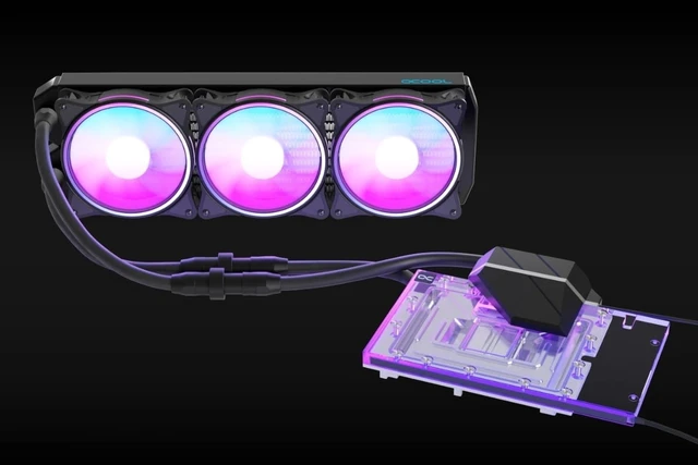 Alt view image 4 of 7 - Alphacool Eiswolf 2 AIO - 360mm RTX 4080 Founders Edition with Backplate (14487)