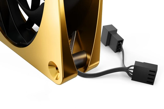 Alt view image 4 of 7 - Alphacool Apex Stealth Metal Fan 2000rpm Gold - 120x120x25mm (13854)