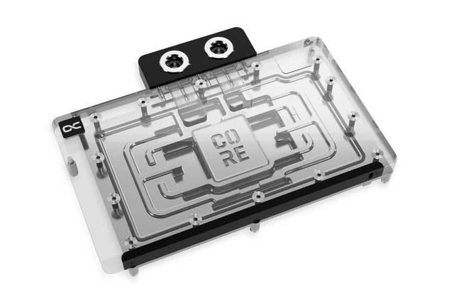 Alt view image 2 of 6 - Alphacool Core Geforce RTX 5090 Reference Waterblock with Backplate, G1/4, Chrome Plated Copper, ARGB (10242)