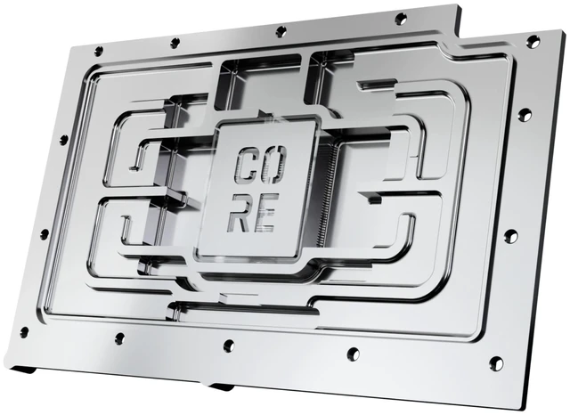 Alt view image 5 of 6 - Alphacool Core Geforce RTX 5090 Gamerock + Phantom Waterblock with Backplate, G1/4, Chrome Plated Copper, ARGB (10259)