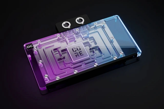 Alt view image 3 of 6 - Alphacool Core Geforce RTX 5090 Solid + AMP Waterblock with Backplate, G1/4, Chrome Plated Copper, ARGB (14730)
