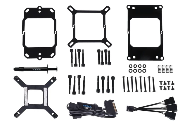 Alt view image 8 of 8 - alphacool 11996 eisbaer lt360 aurora hpe cpu aio