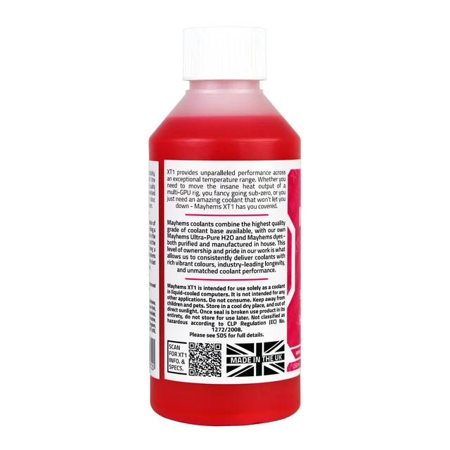 Alt view image 3 of 4 - Mayhems XT-1 Nuke V2 Concentrate Coolant - UV Pink | 250ml (MXT1UVPI250)