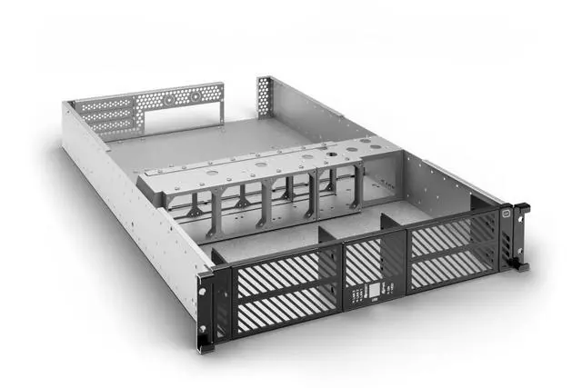Alt view image 3 of 7 - Alphacool ES 2U 19" Watercooling ServerRack Case REV1 (14677)