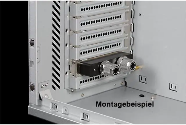 Alt view image 2 of 9 - Alphacool Panama HF38 Pass-Through PCIE Slot Cover