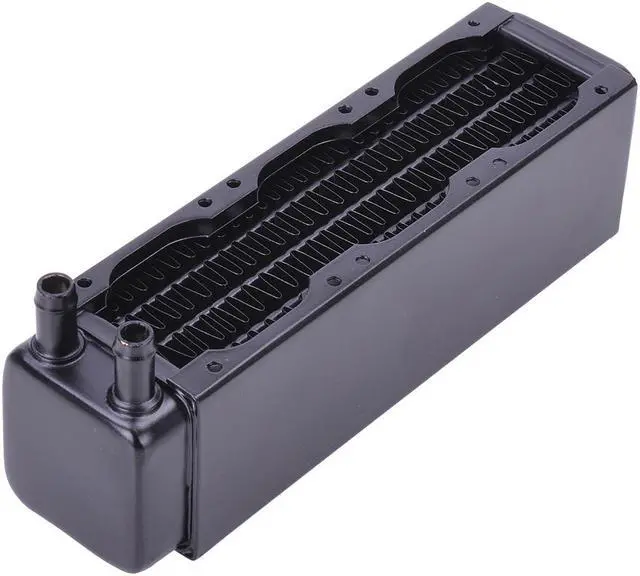 Main image of Alphacool NexXxos XT45 Full Copper Radiator 120, 40mm x 3, Triple Fan, Black