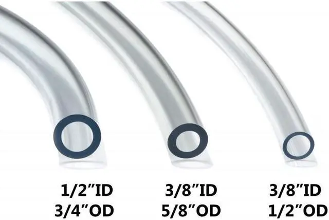 Alt view image 2 of 4 - ModMyMods 3/8" ID x 1/2" OD Flexible PVC Tubing - Crystal Clear (MOD-0002)