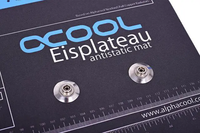 Alt view image 6 of 7 - Alphacool Eisplateau Extreme Super Large Anti-Static Work-Mat Modification and Assembly Surface (Over 47" x 23" in Size) (90334)
