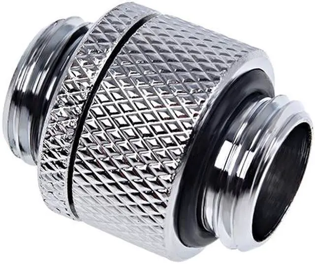 Alt view image 2 of 4 - Alphacool Eiszapfen G1/4" Male To Male Rotatable Adapter Fitting - Chrome (17245)