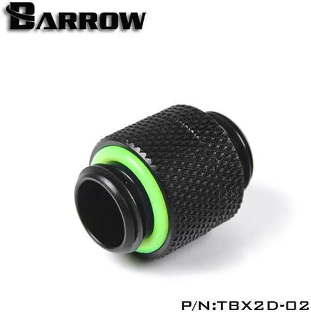 Main image of Barrow G1/4" Male to Male Anti-Twist Rotary Adaptor Fitting - Black (TBX2D-02)