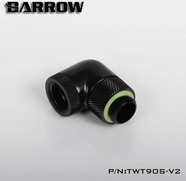 Main image of Barrow G1/4" 90 Degree Dual Rotary Adaptor Fitting - Black (TWT90S-V2)