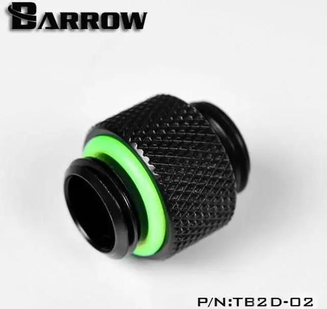 Main image of Barrow G1/4" 10mm Male to Male Adaptor Fitting - Black (TB2D-02)